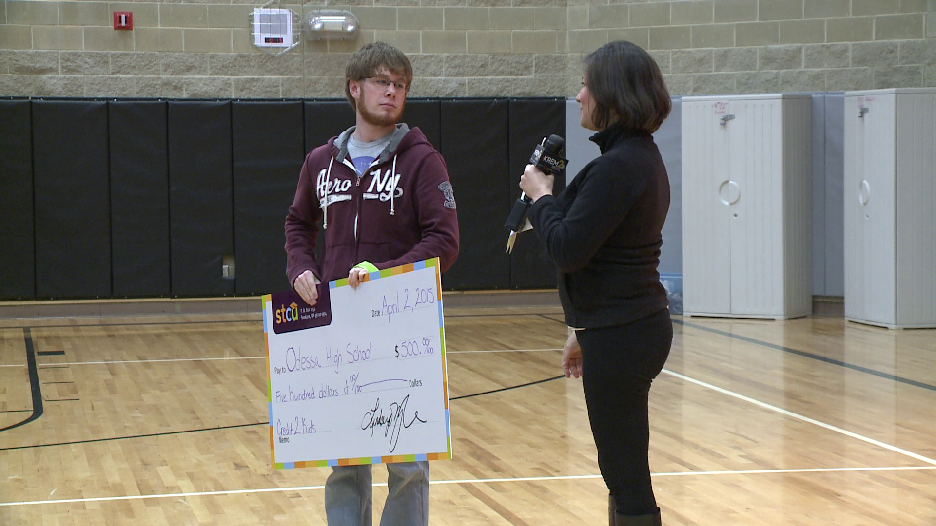 Science genius at Odessa High School wins Credit 2 Kids