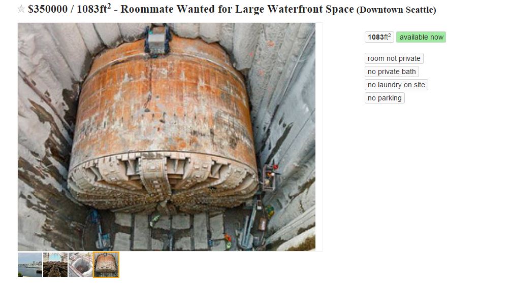 Craigslist ad from 'Bertha' seeks roommate for waterfront home