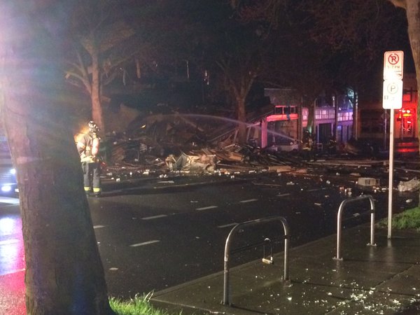 Seattle explosion levels buildings and injures firefighters