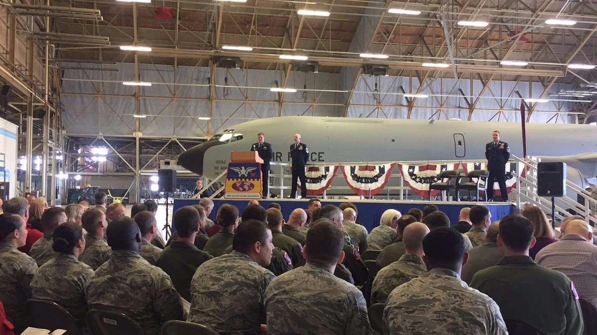 Fairchild AFB new squadron of KC135s